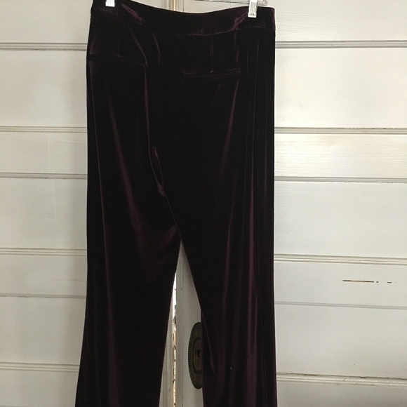 LOULOU DE LA FALAISE PURPLE VELVET PANTS SZ4 - Picture 2 of 7